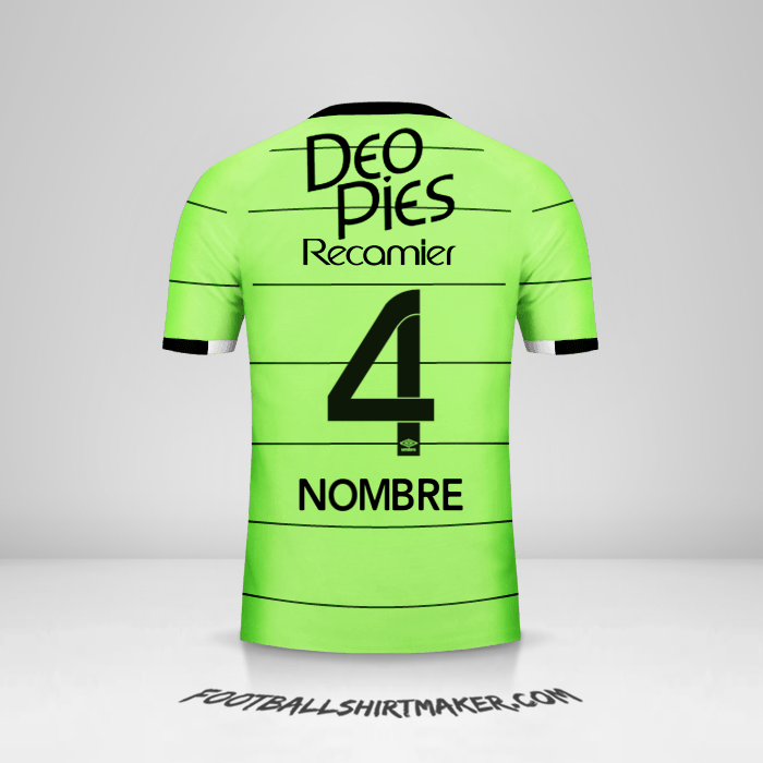 Camiseta Deportivo Cali 2017 Tercera -  nombre - 4