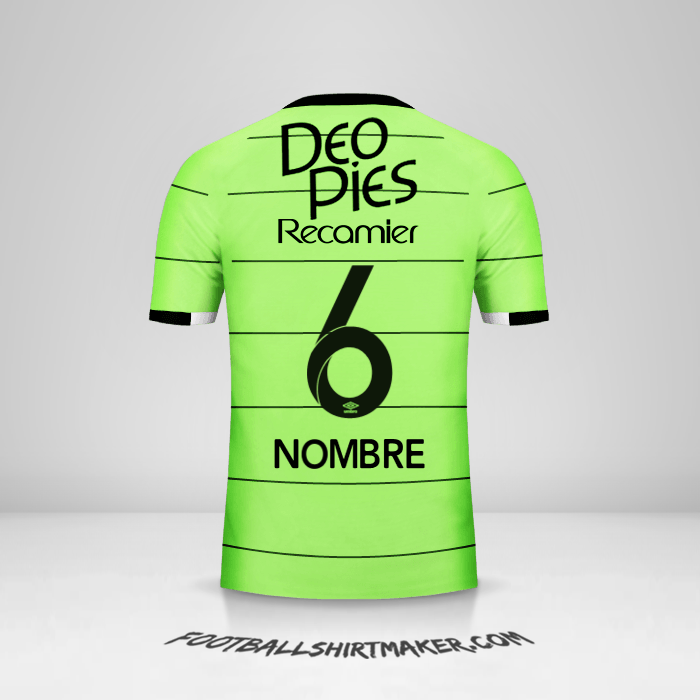 Camiseta Deportivo Cali 2017 Tercera -  nombre - 6