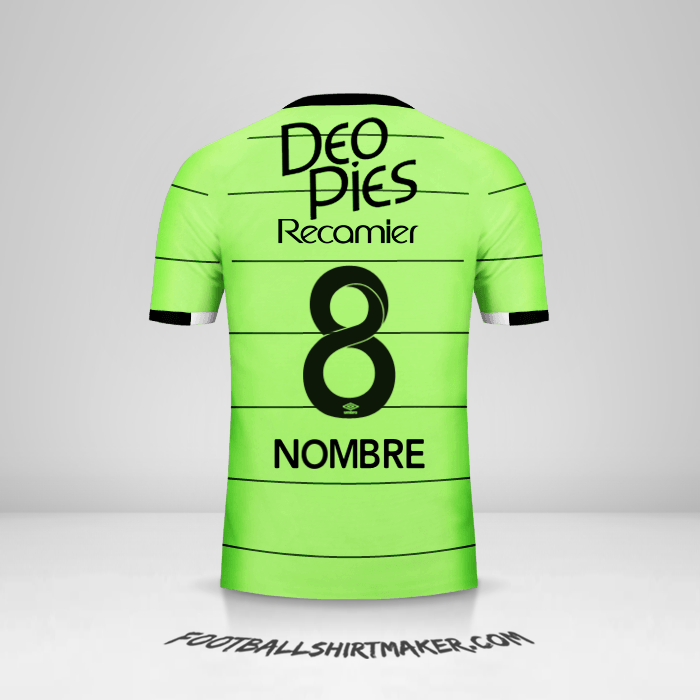Jersey Deportivo Cali 2017 Tercera -  nombre - 8