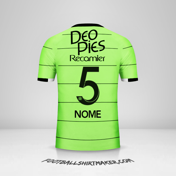 Camisola Deportivo Cali 2017 Terceira -  nome - 5