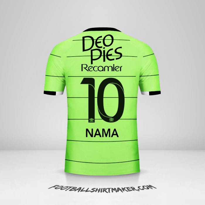 Jersey Deportivo Cali 2017 Ketiga -  nama - 10