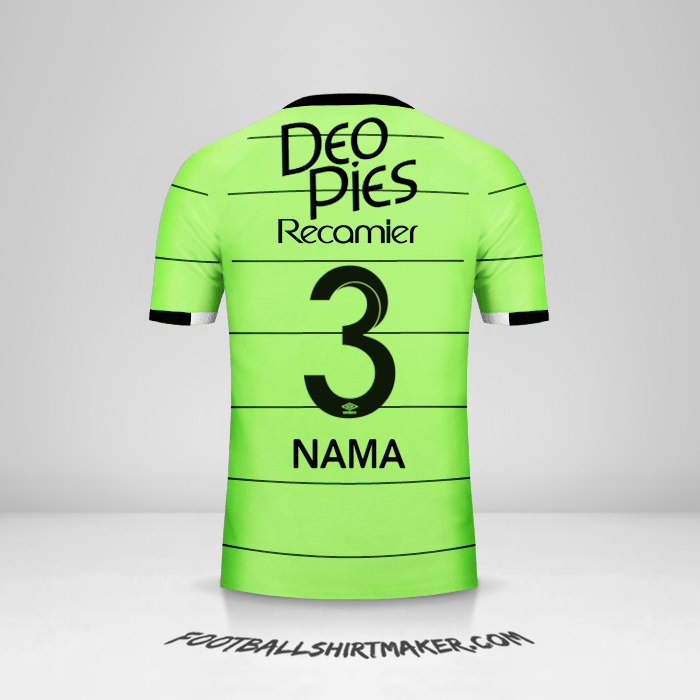 Jersey Deportivo Cali 2017 Ketiga -  nama - 3
