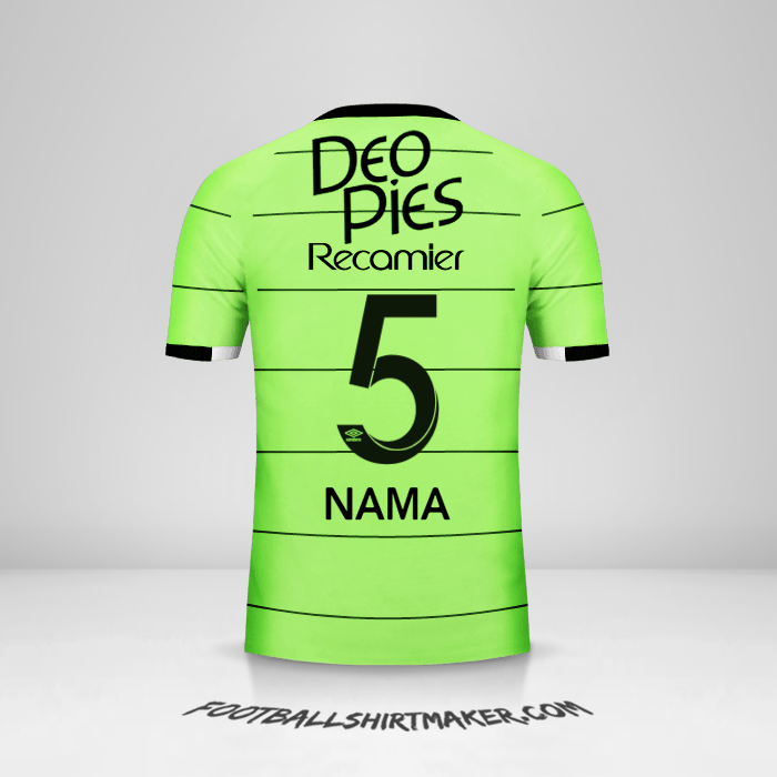 Jersey Deportivo Cali 2017 Ketiga -  nama - 5