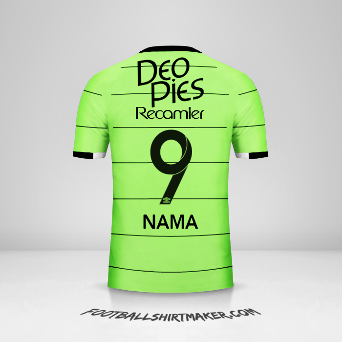 Jersey Deportivo Cali 2017 Ketiga -  nama - 9
