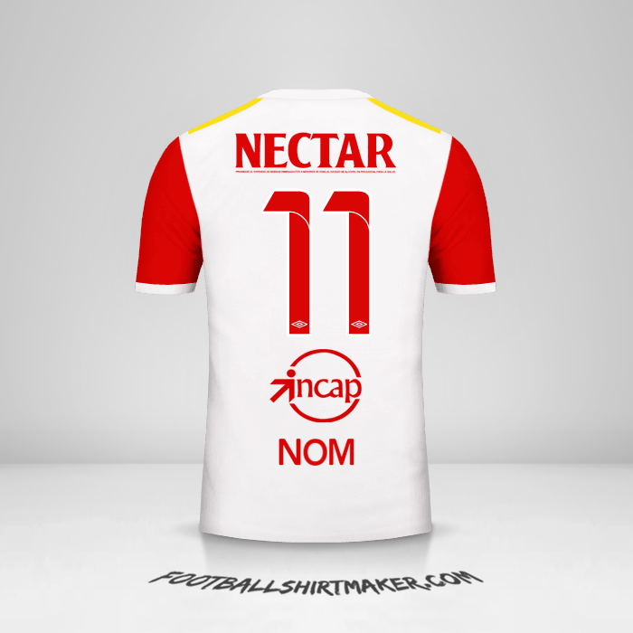 Maillot Independiente Santa Fe 2017 Extérieur -  nom - 11
