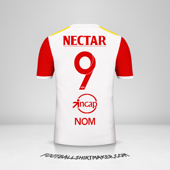 Maillot Independiente Santa Fe 2017 Extérieur -  nom - 9