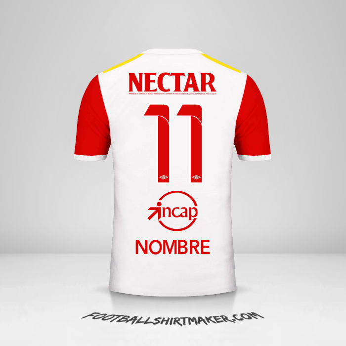 Camiseta Independiente Santa Fe 2017 Visita -  nombre - 11
