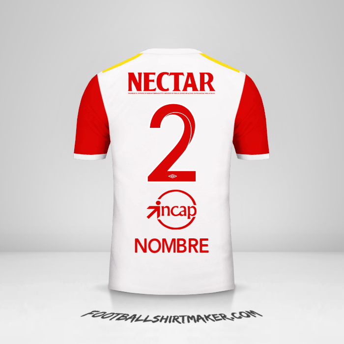 Jersey Independiente Santa Fe 2017 Visita -  nombre - 2