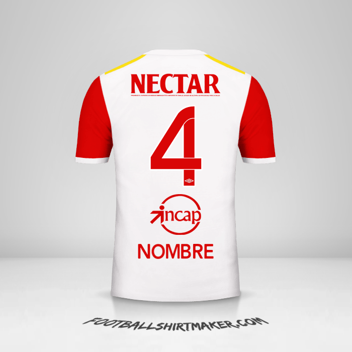 Jersey Independiente Santa Fe 2017 Visita -  nombre - 4