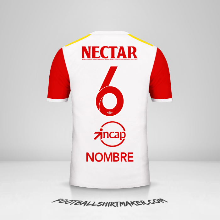 Camiseta Independiente Santa Fe 2017 Visita -  nombre - 6