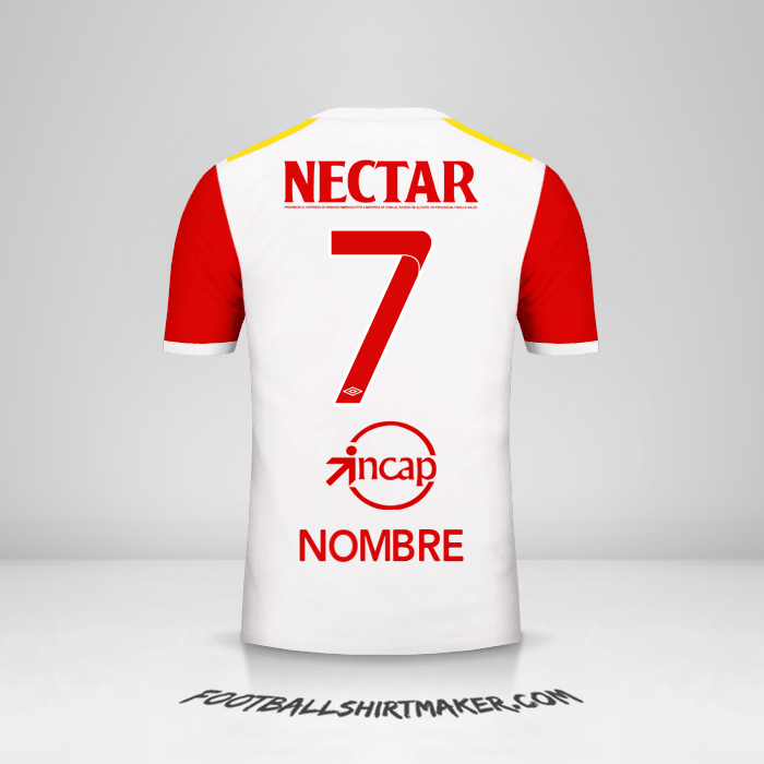 Camiseta Independiente Santa Fe 2017 Visita -  nombre - 7