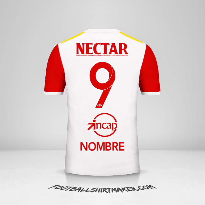 Jersey Independiente Santa Fe 2017 Visita -  nombre - 9
