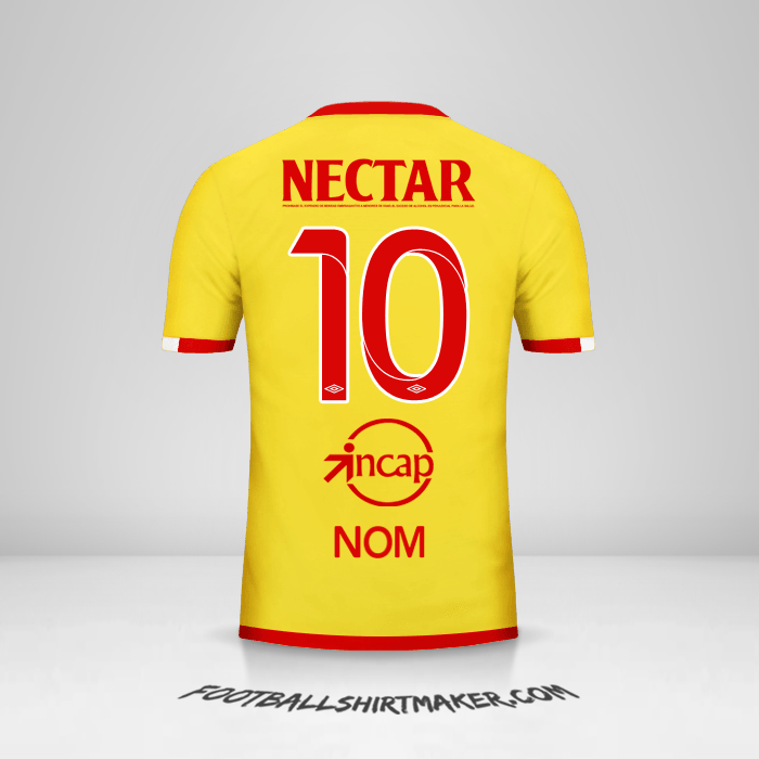 Maillot Independiente Santa Fe 2017 Troisième -  nom - 10