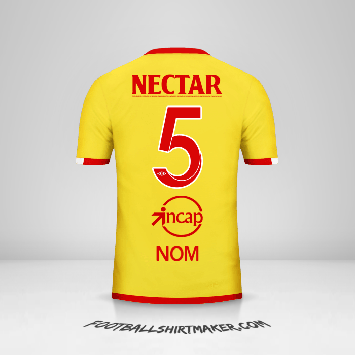 Maillot Independiente Santa Fe 2017 Troisième -  nom - 5