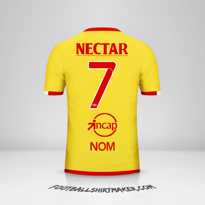 Maillot Independiente Santa Fe 2017 Troisième -  nom - 7