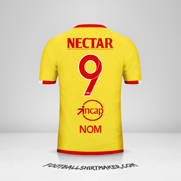 Maillot Independiente Santa Fe 2017 Troisième -  nom - 9