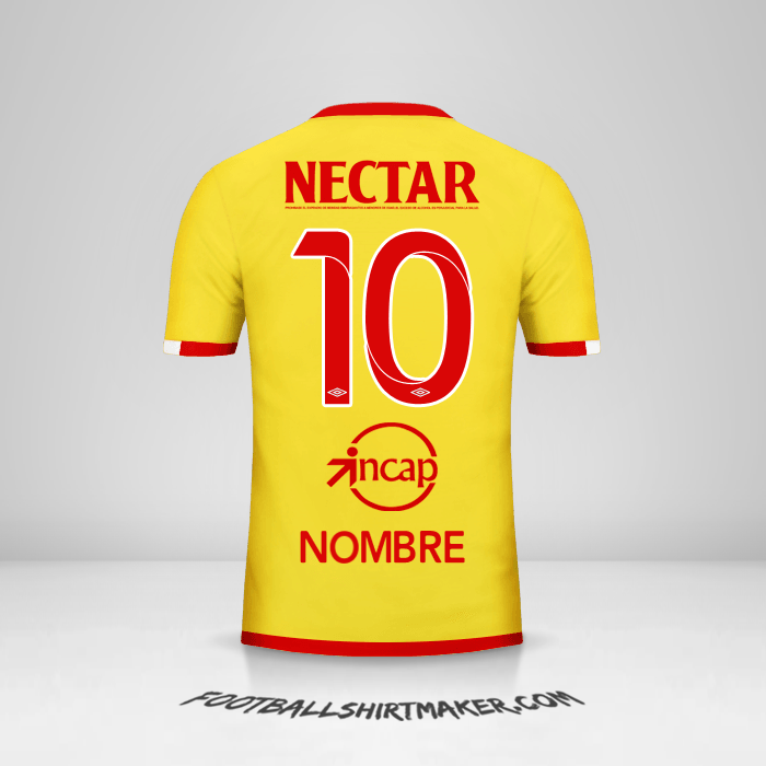 Camiseta Independiente Santa Fe 2017 Tercera -  nombre - 10