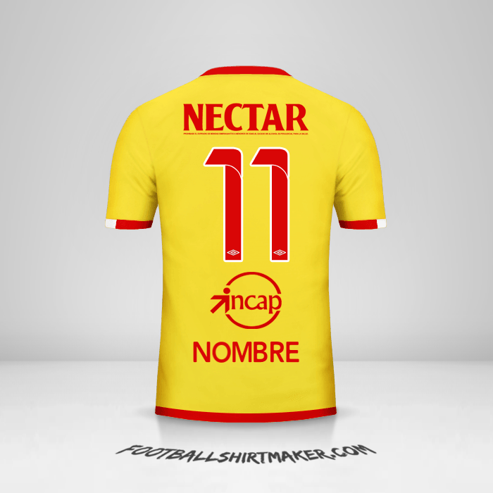 Jersey Independiente Santa Fe 2017 Tercera -  nombre - 11