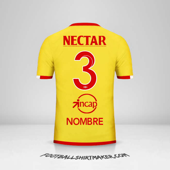 Jersey Independiente Santa Fe 2017 Tercera -  nombre - 3