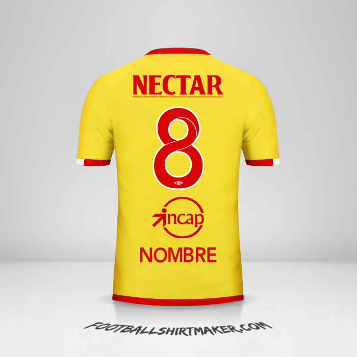 Camiseta Independiente Santa Fe 2017 Tercera -  nombre - 8