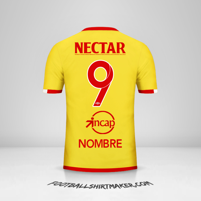 Jersey Independiente Santa Fe 2017 Tercera -  nombre - 9