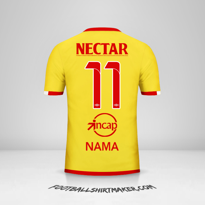 Jersey Independiente Santa Fe 2017 Ketiga -  nama - 11