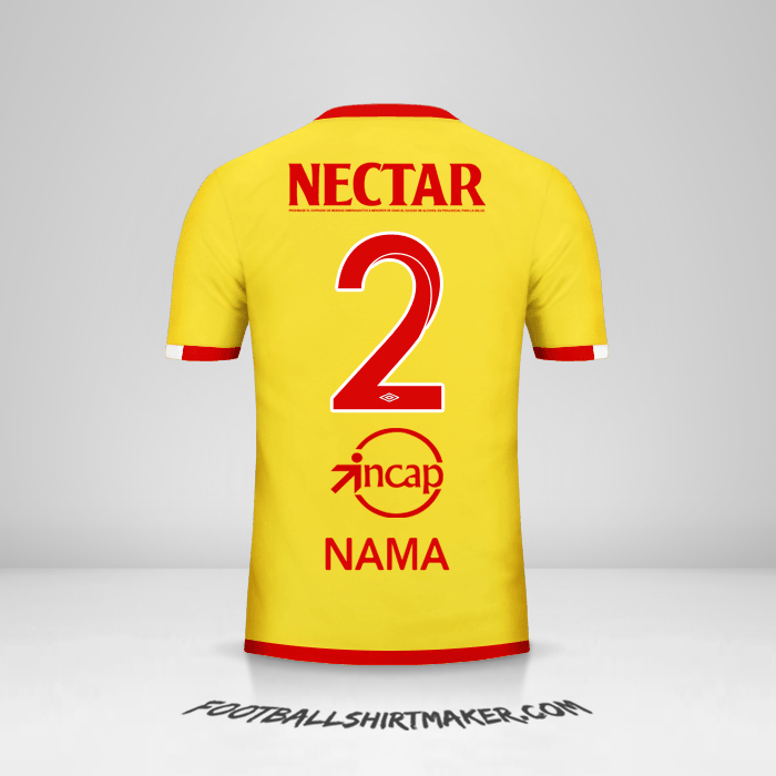 Jersey Independiente Santa Fe 2017 Ketiga -  nama - 2