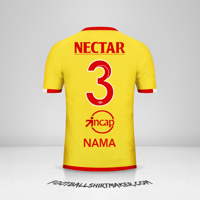 Jersey Independiente Santa Fe 2017 Ketiga -  nama - 3