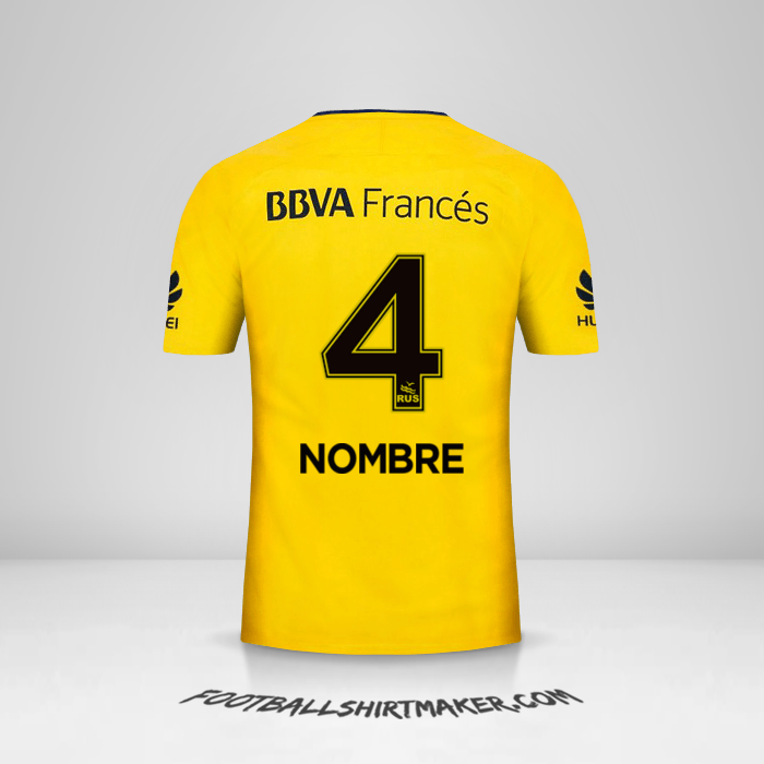 Camiseta Boca Juniors 2017/18 Visita -  nombre - 4