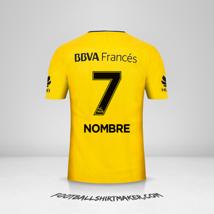 Jersey Boca Juniors 2017/18 Visita -  nombre - 7
