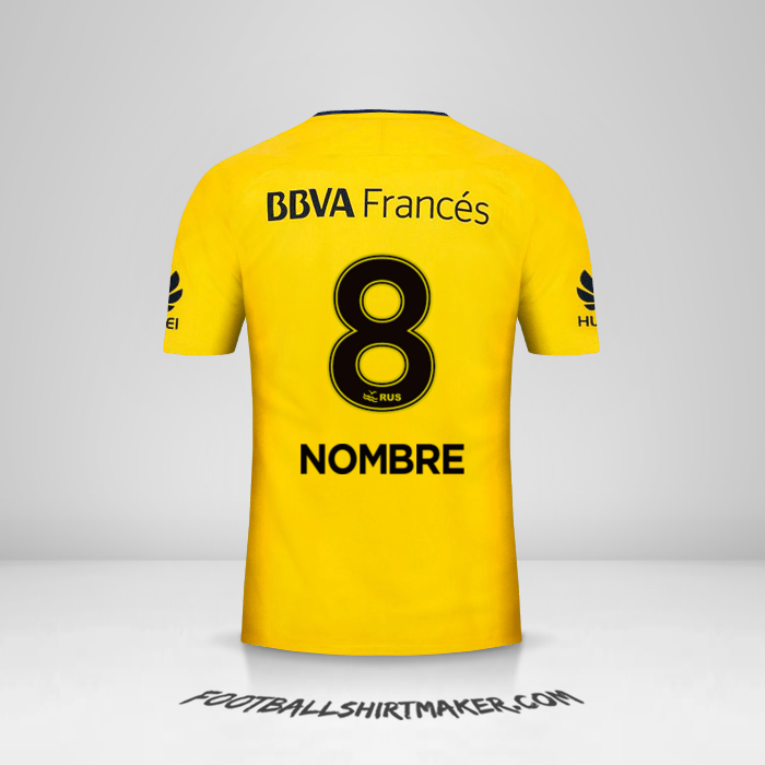 Jersey Boca Juniors 2017/18 Visita -  nombre - 8