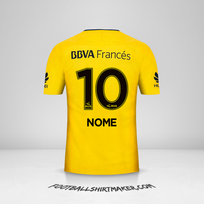 Camisola Boca Juniors 2017/18 Alternativa -  nome - 10