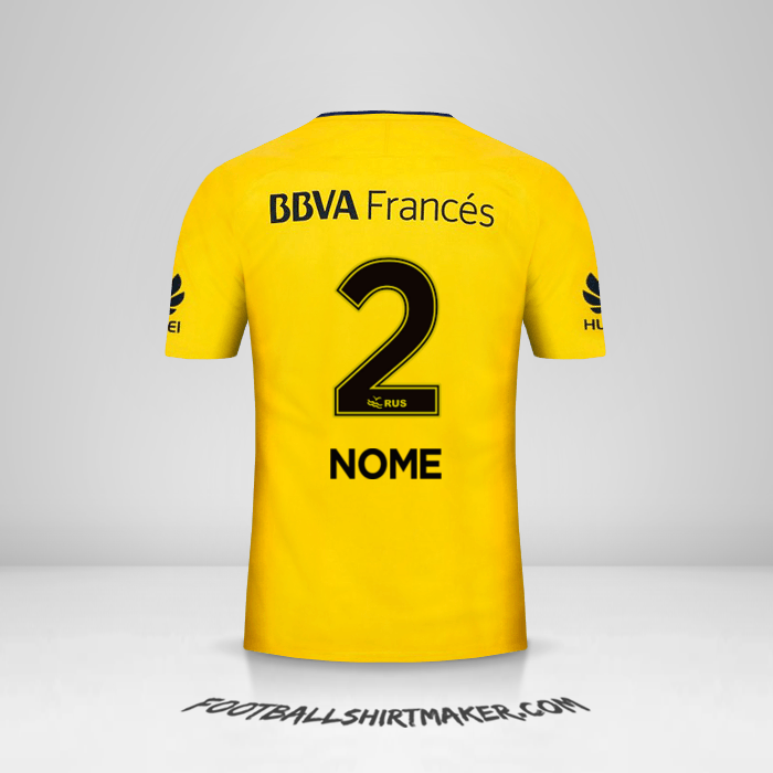 Camisa Boca Juniors 2017/18 Alternativa -  nome - 2