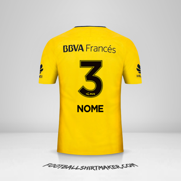 Maglia Boca Juniors 2017/18 Seconda -  nome - 3