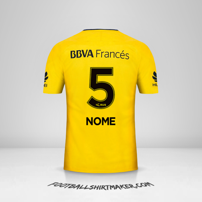 Maglia Boca Juniors 2017/18 Seconda -  nome - 5