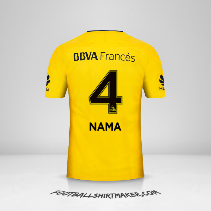 Jersey Boca Juniors 2017/18 Alternatif -  nama - 4