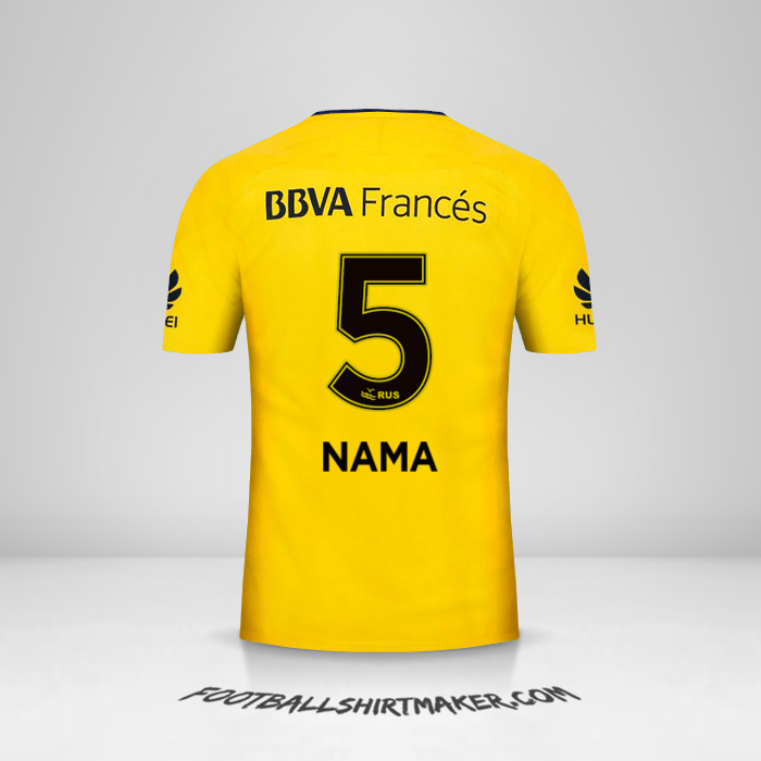 Jersey Boca Juniors 2017/18 Alternatif -  nama - 5
