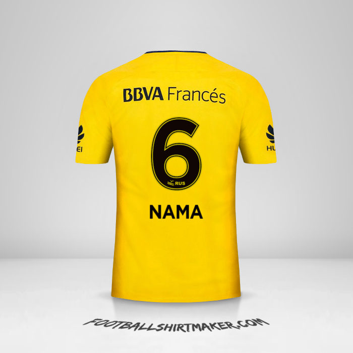 Jersey Boca Juniors 2017/18 Alternatif -  nama - 6