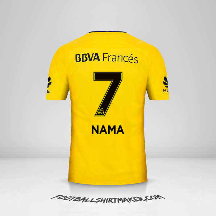 Jersey Boca Juniors 2017/18 Alternatif -  nama - 7