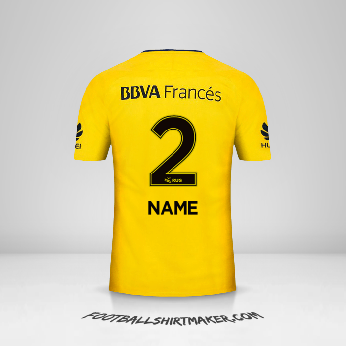 Shirt Boca Juniors 2017/18 Away -  name - 2
