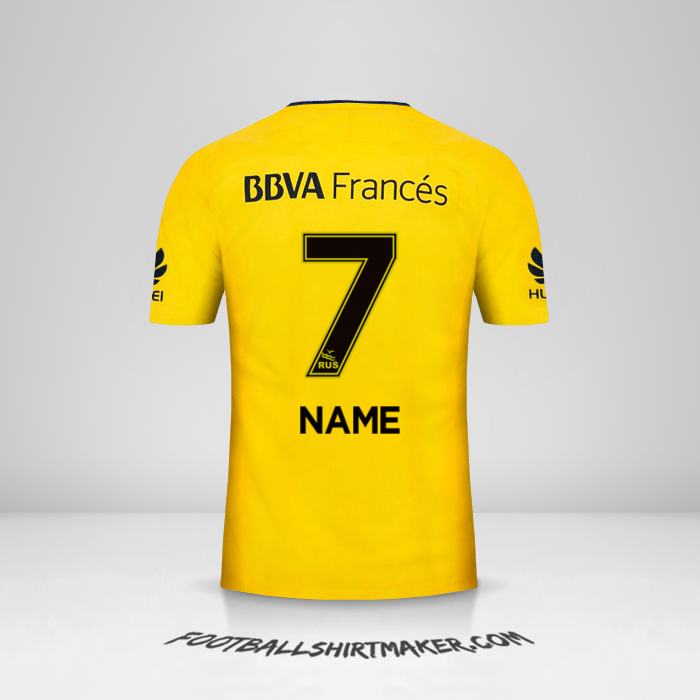 Trikot Boca Juniors 2017/18 Auswärts -  name - 7