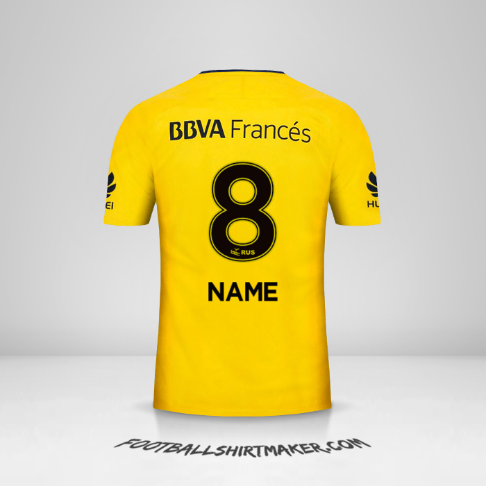 Jersey Boca Juniors 2017/18 Away -  name - 8