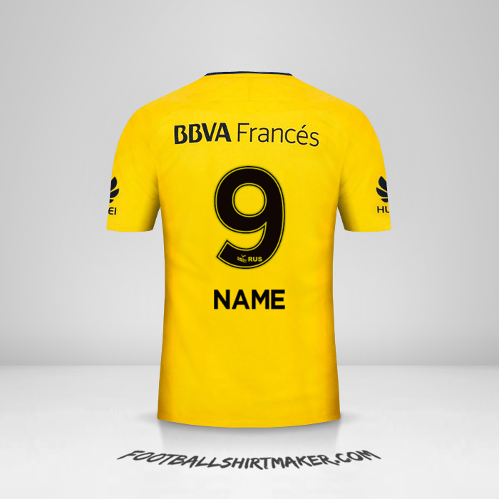 Trikot Boca Juniors 2017/18 Auswärts -  name - 9