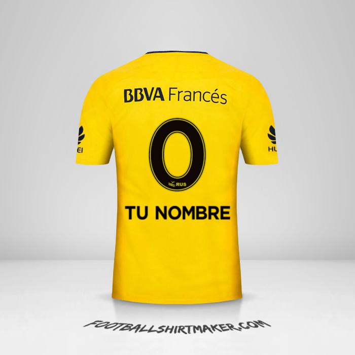 Jersey Boca Juniors 2017/18 II -  tu nombre - 0