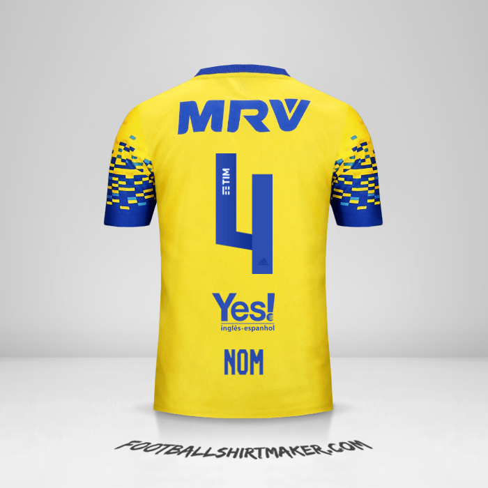 Maillot Flamengo 2017/18 Troisième -  nom - 4