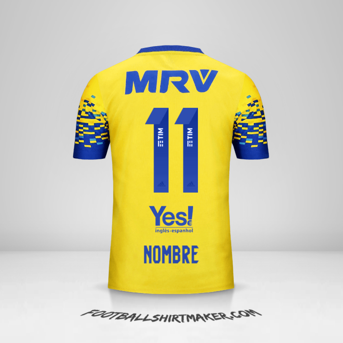 Jersey Flamengo 2017/18 Tercera -  nombre - 11