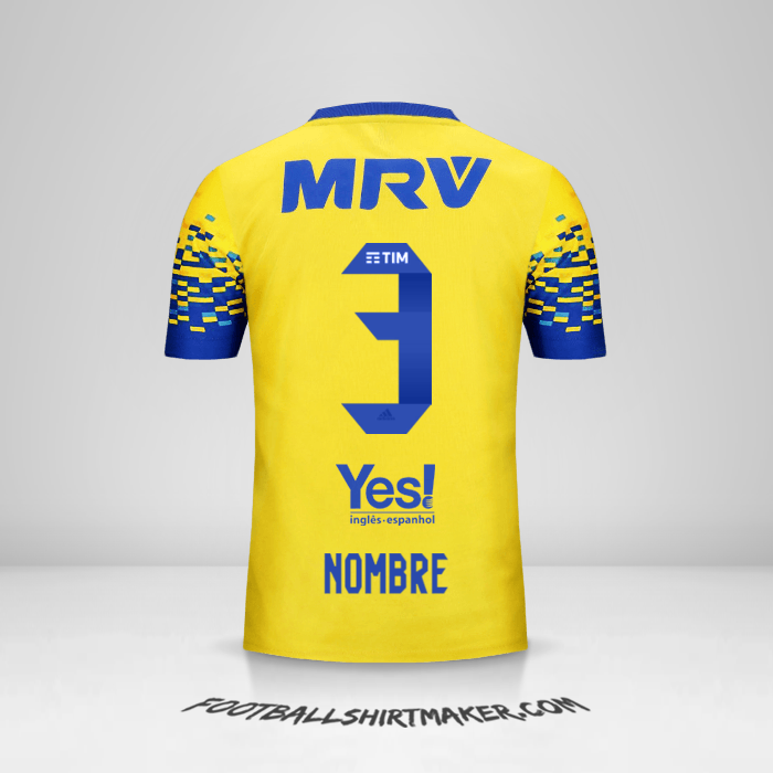 Camiseta Flamengo 2017/18 Tercera -  nombre - 3
