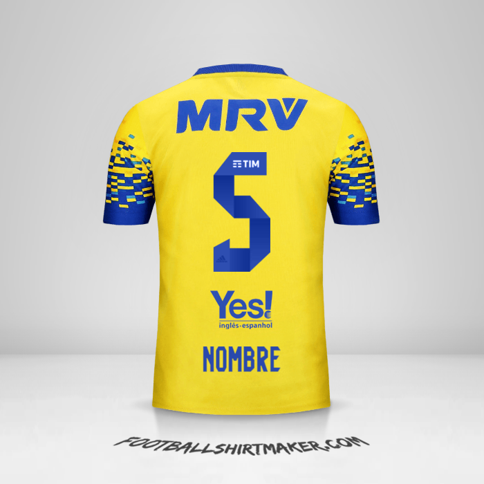 Jersey Flamengo 2017/18 Tercera -  nombre - 5