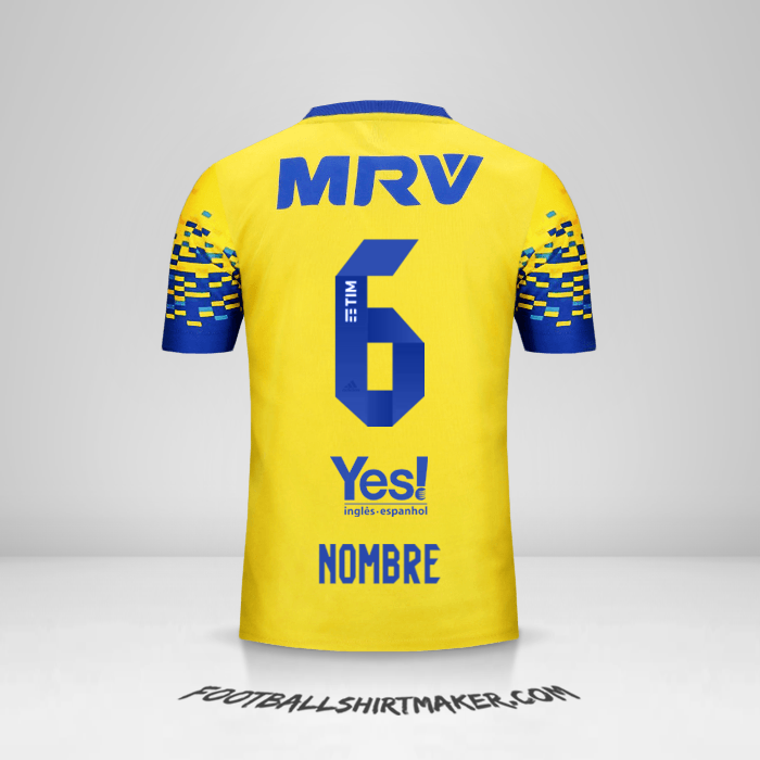 Jersey Flamengo 2017/18 Tercera -  nombre - 6