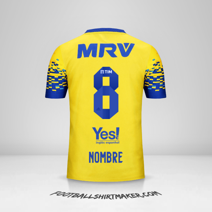 Jersey Flamengo 2017/18 Tercera -  nombre - 8
